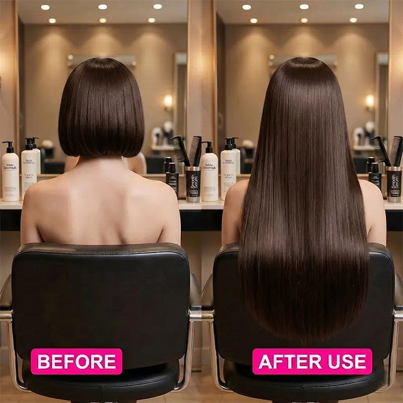 Extensions de cheveux à bandes adhésives (Tape-In) – cheveux humains, invisibles et sans couture, 21 pièces par paquet, 50 g, couleur brun foncé brésilien, 16 à 22 pouces, lisses Remy 100 % cheveux humains