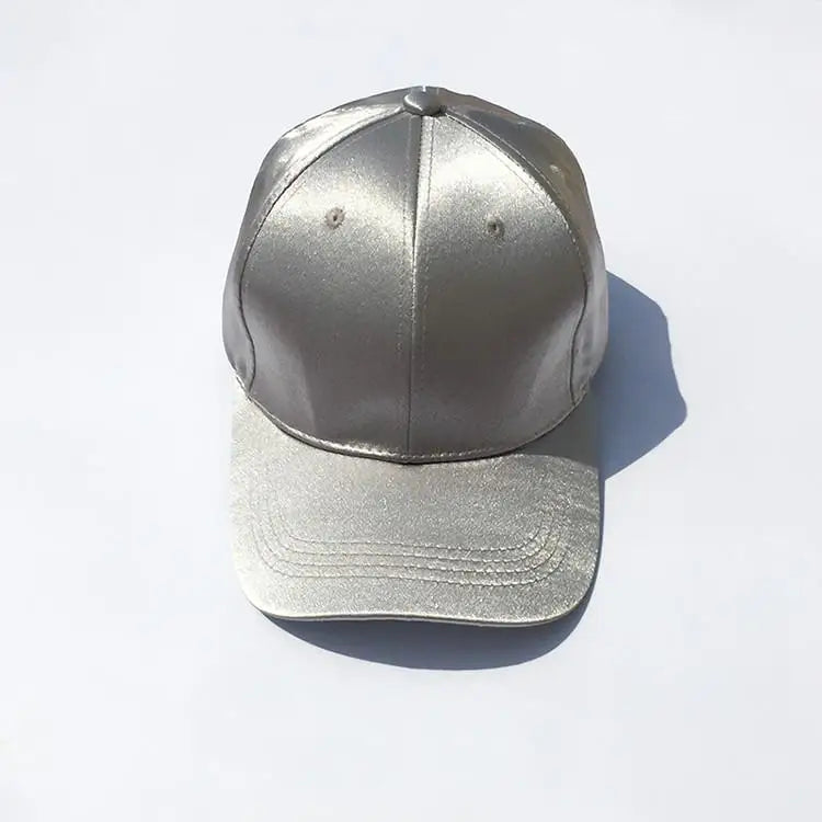 COKK – Casquette de Baseball pour femmes et hommes, chapeau d'été en Satin, à rabat, mode Sport