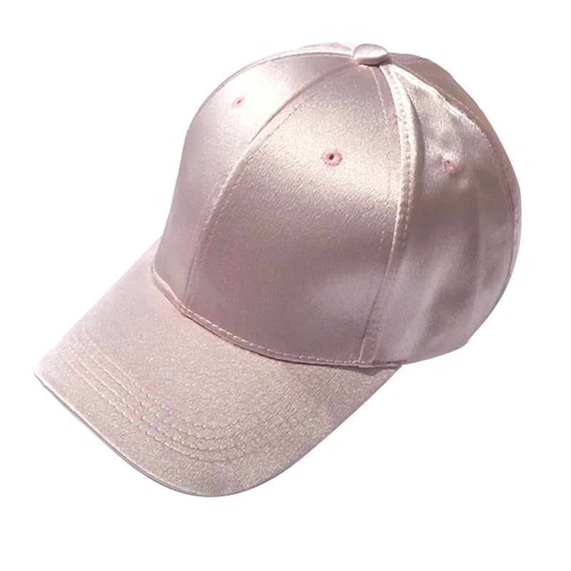 COKK – Casquette de Baseball pour femmes et hommes, chapeau d'été en Satin, à rabat, mode Sport