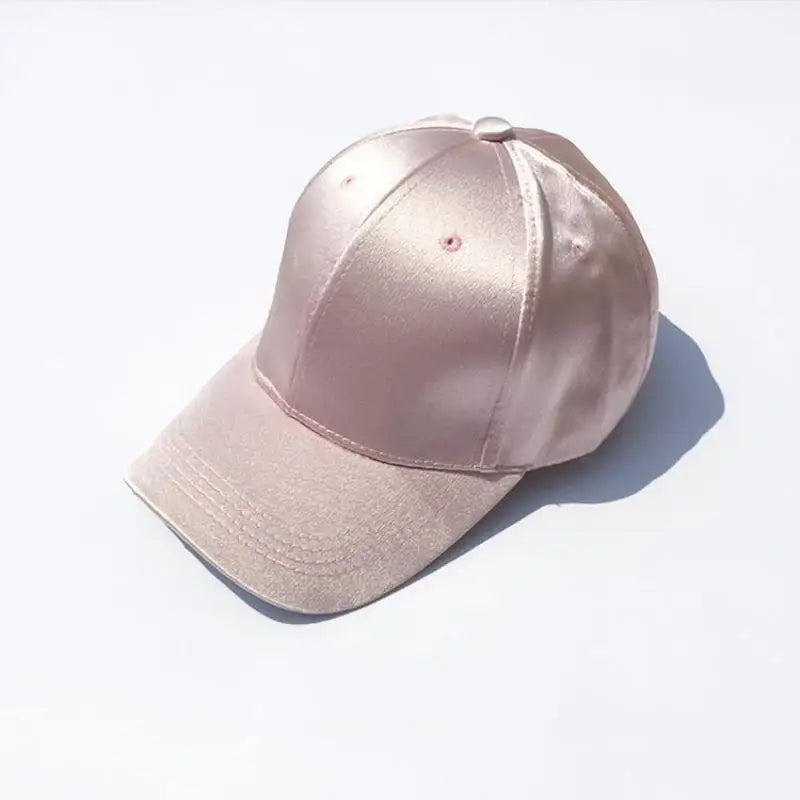 COKK – Casquette de Baseball pour femmes et hommes, chapeau d'été en Satin, à rabat, mode Sport