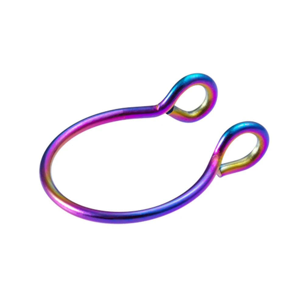 1pc Faux anneau de nez pour femmes hommes 20G acier chirurgical Faux Piercing bijoux faux Piercing cerceau lèvre Septum nez anneaux bijoux de corps