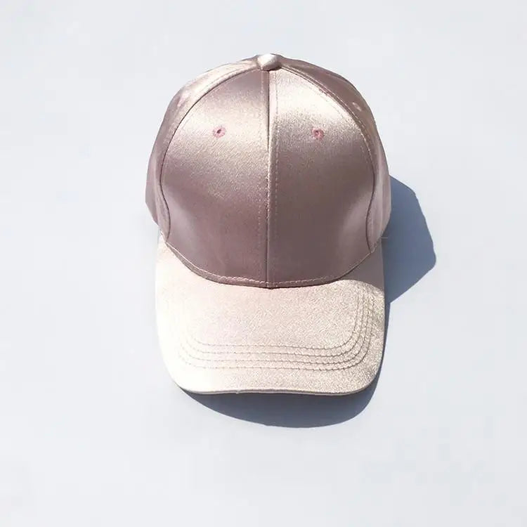 COKK – Casquette de Baseball pour femmes et hommes, chapeau d'été en Satin, à rabat, mode Sport