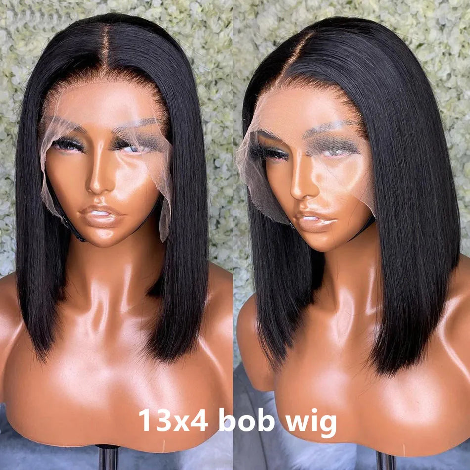Perruque Lace Front en cheveux humains lisses 613 pré-épilée 13x4 – Perruque blonde 613 avec dentelle HD frontale – Prix de gros