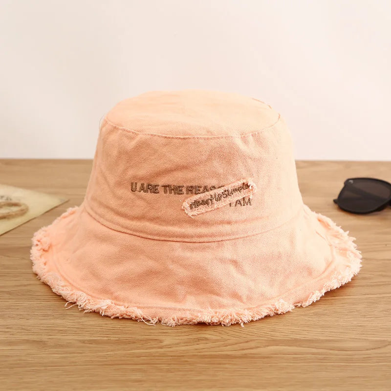 Chapeaux seau en coton pour femmes, chapeau de protection solaire pour l'été et l'automne, casquette de pêcheur pour l'extérieur et la plage