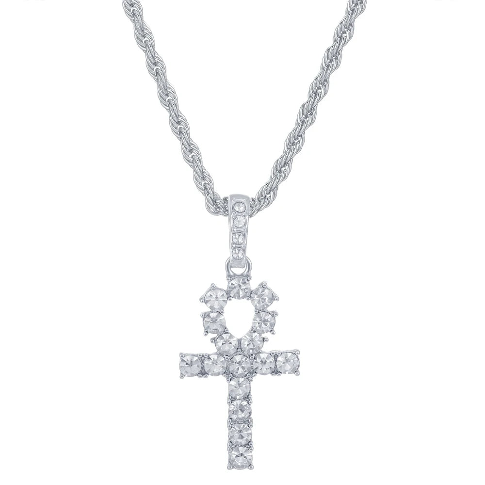 Collier pendentif croix Hip Hop pour hommes et femmes, bijoux scintillants exquis, mode chic et créative, Tennis, 4mm