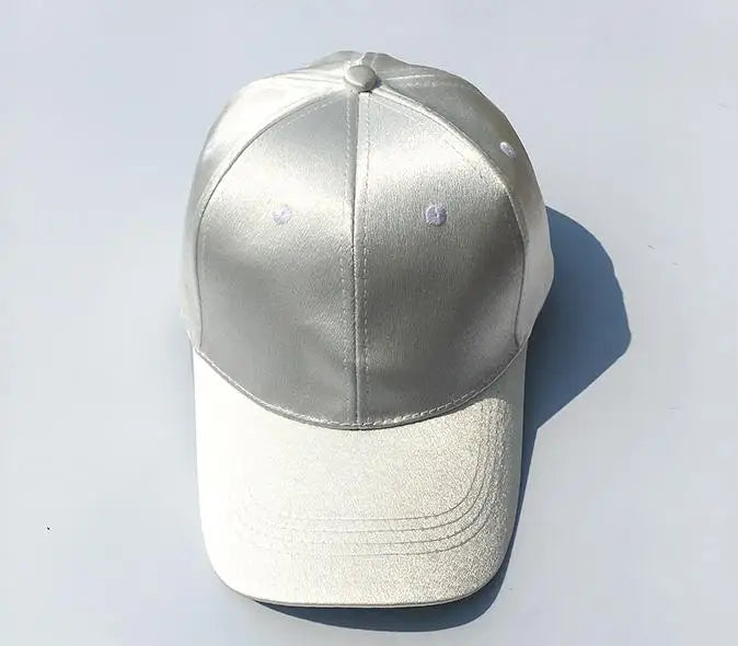 COKK – Casquette de Baseball pour femmes et hommes, chapeau d'été en Satin, à rabat, mode Sport
