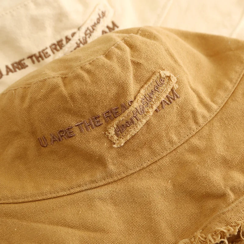 Chapeaux seau en coton pour femmes, chapeau de protection solaire pour l'été et l'automne, casquette de pêcheur pour l'extérieur et la plage