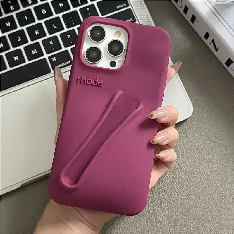 Coque Souple en Silicone de Marque pour iPhone 17 16 15 14 13 12 11 Pro Max Plus Air, Étui Portable pour Téléphone (sans Rouge à Lèvres ni Boîte)