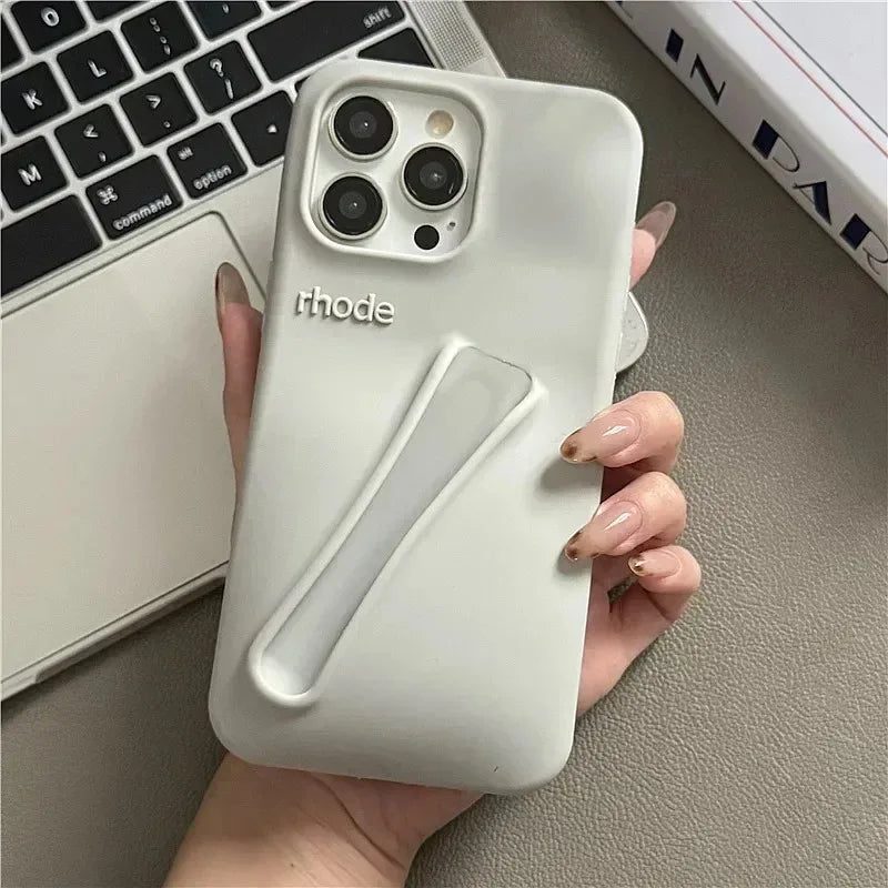 Coque Souple en Silicone de Marque pour iPhone 17 16 15 14 13 12 11 Pro Max Plus Air, Étui Portable pour Téléphone (sans Rouge à Lèvres ni Boîte)