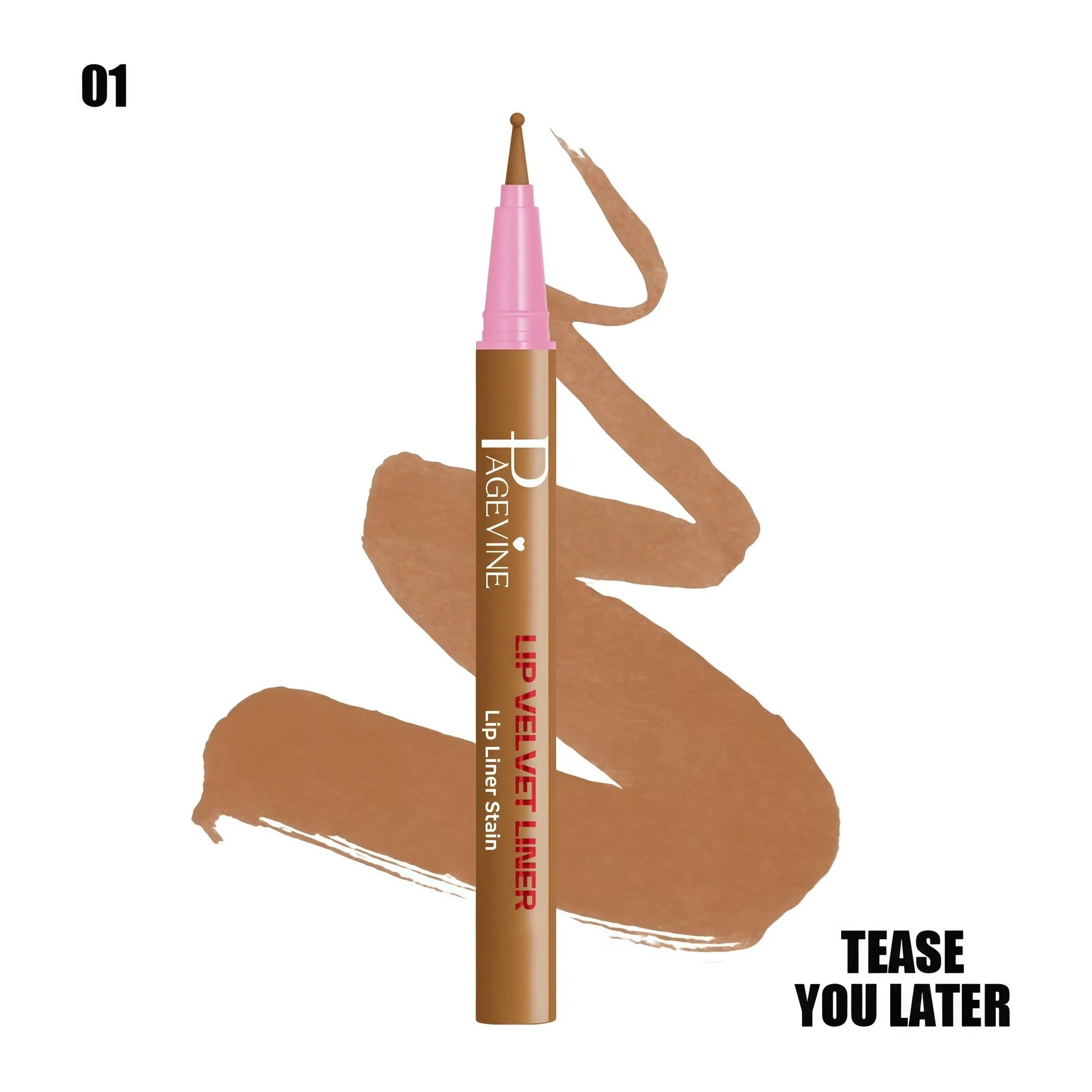 1 pièce – Crayon à lèvres en velours de soie imperméable et résistant à la transpiration, longue tenue, naturel, facile à appliquer, ne colle pas, maquillage des lèvres, cosmétiques pour les lèvres
