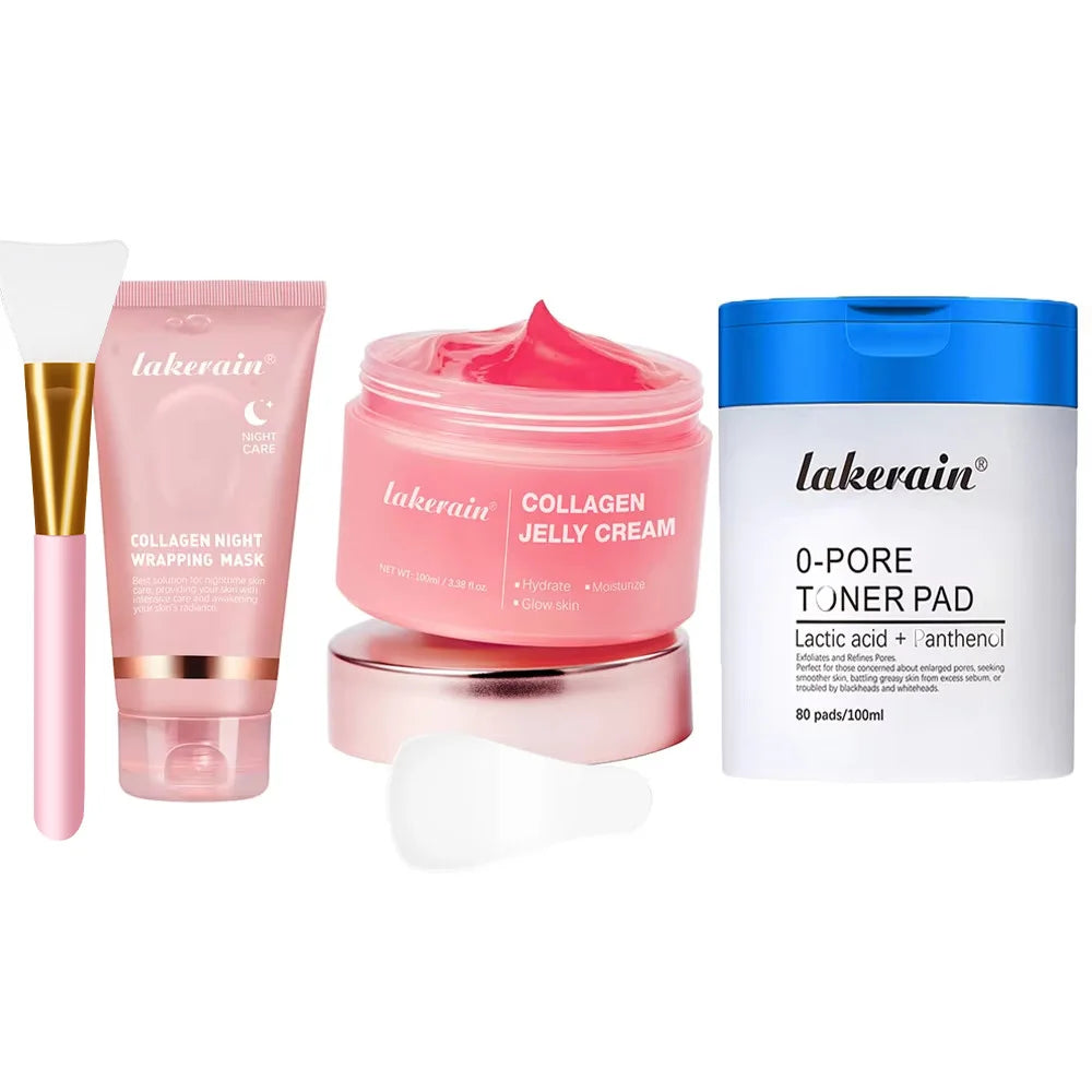 Masque coréen au collagène profond, masque pelable, Anti-rides, Lifting, soins de la peau, Bio Pack, emballage de nuit pour femme, peau de nuit