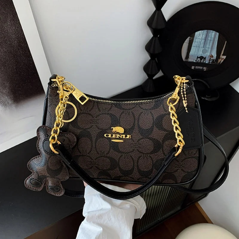 Sac à main de style haut de gamme pour femmes, nouveau modèle 2025, petit sac carré unique et à la mode, tendance, rétro, simple et élégant
