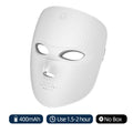 Masque facial LED7 couleurs de luminothérapie, utilisant la lumière rouge et d’autres couleurs pour aider à lutter contre les signes de l’âge, favoriser le rajeunissement de la peau et illuminer le teint. Appareil de beauté conçu pour amélioré l’apparence