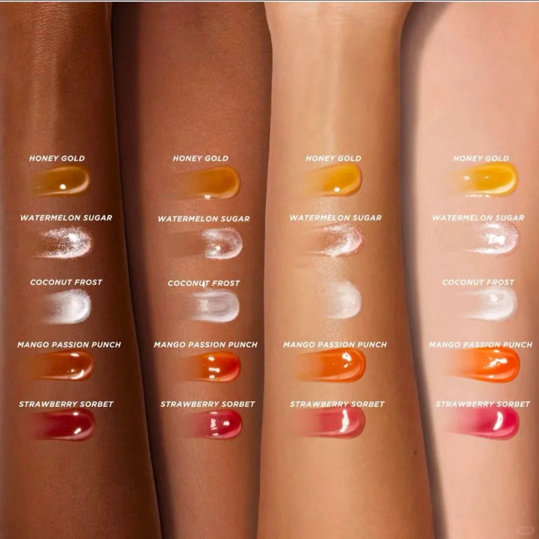 INS populaire Gisou miel pastèque longue durée hydratant baume à lèvres huile pour les lèvres repulpant exfoliant brillant huile soin