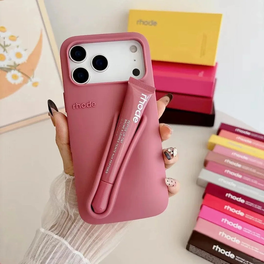 Coque Souple en Silicone de Marque pour iPhone 17 16 15 14 13 12 11 Pro Max Plus Air, Étui Portable pour Téléphone (sans Rouge à Lèvres ni Boîte)