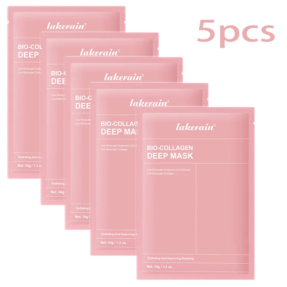 Bio-colagène véritable masque profond supplément collagène hydratant nuit masque hydrogel amélioration de l'élasticité minimisant les pores raffermissant