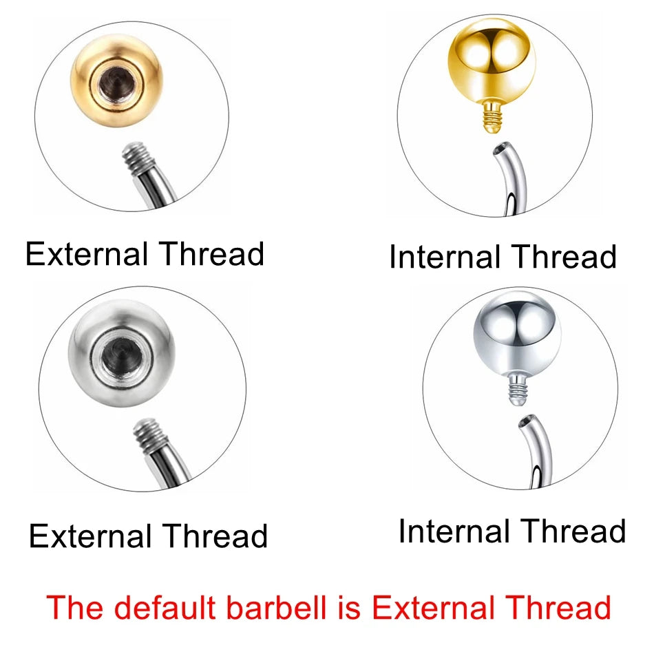 Piercing de nombril à filetage interne en titane – Bijou de nombril avec barre de piercing et pendentif décoratif. Orné d’une longue chaîne avec nœud, fleur ou papillon suspendu pour un look élégant et féminin.
