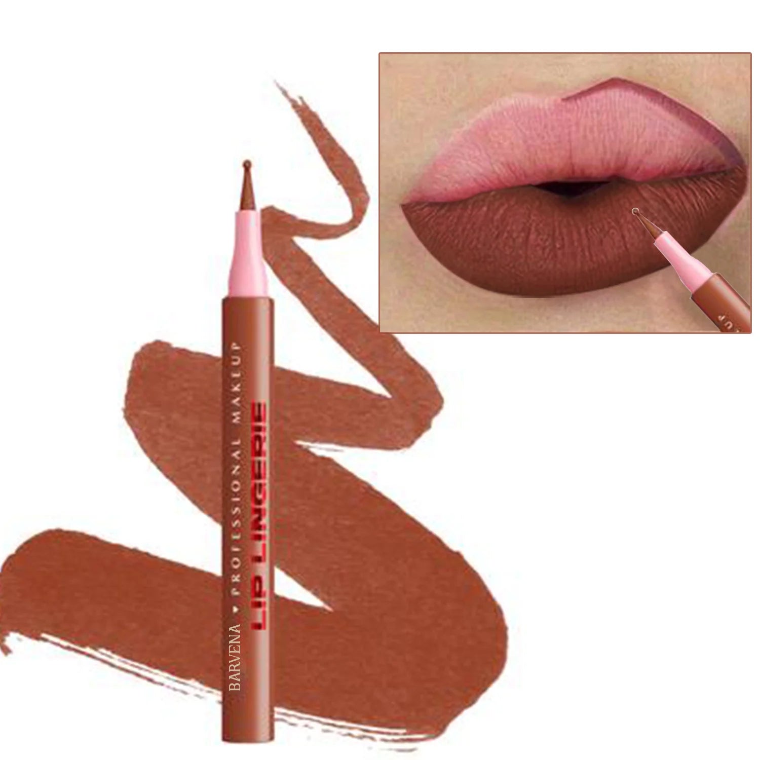 Crayon à lèvres mat, imperméable, Application lisse, résistant aux taches, hydratant, hautement pigmenté, 6 couleurs, maquillage pour le contour des lèvres
