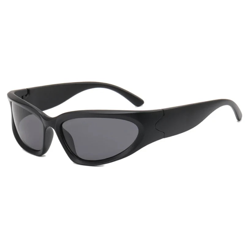 Lunettes de soleil carrées vintage pour femmes, lunettes de soleil de créateur de marque, nuances féminines, miroir rétro punk, petit cadre