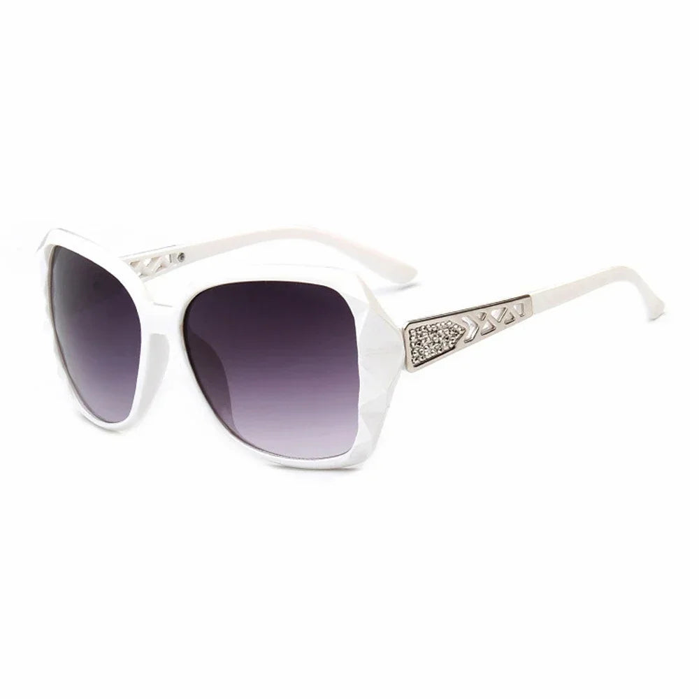 Mode grandes lunettes de soleil violettes femmes marque de luxe lunettes de soleil carrées femme miroir nuances dames