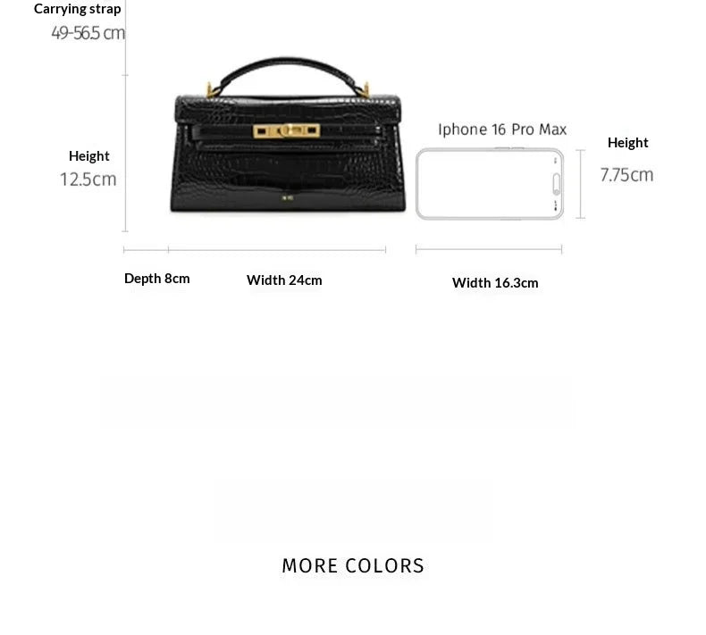 JW PEI Sac à main, motif crocodile, nouveau style, haut de gamme, sac à main/sac à bandoulière pour femme