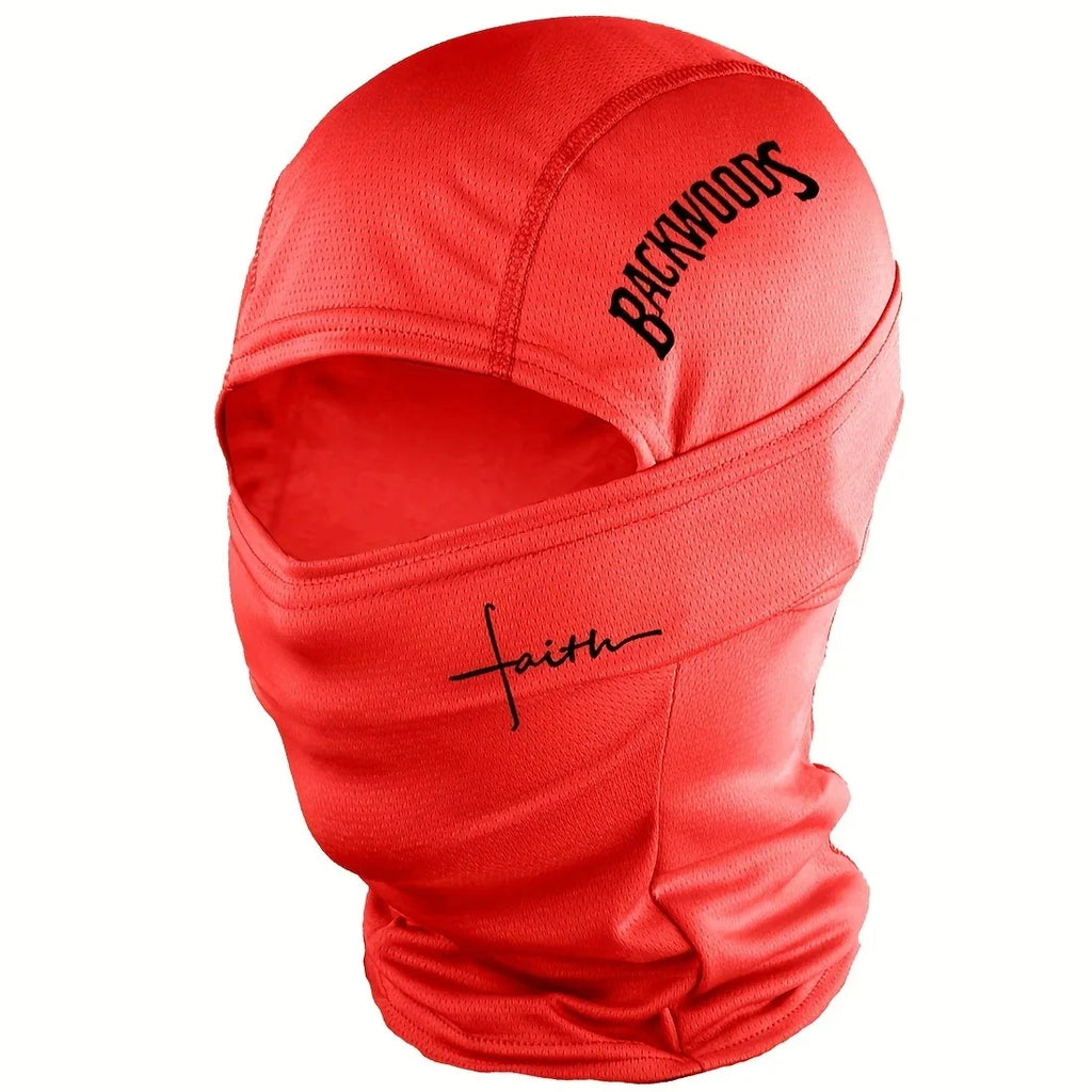 1 pièce/2 pièces/3 pièces en option-BackWOODS imprimé cagoule chapeau coupe-vent anti-poussière respirant-unisexe sports de plein air masque complet