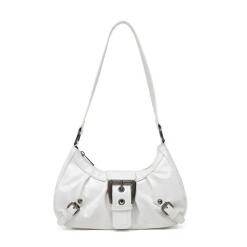 Y2K – sac à bandoulière Hobo plissé rétro pour femmes, pochette sous les bras de Style Maillard, pour voyage, travail, Shopping, offre spéciale