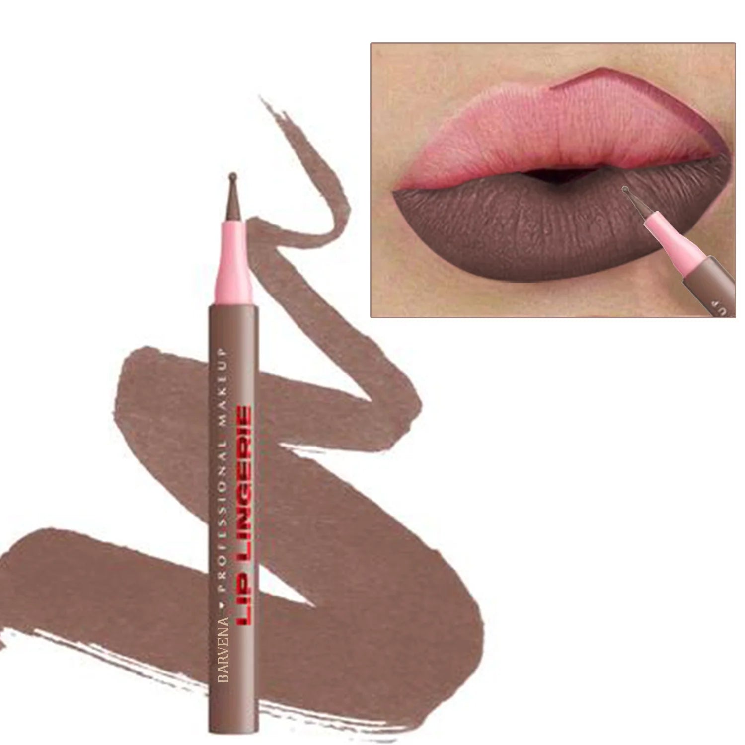 Crayon à lèvres mat, imperméable, Application lisse, résistant aux taches, hydratant, hautement pigmenté, 6 couleurs, maquillage pour le contour des lèvres