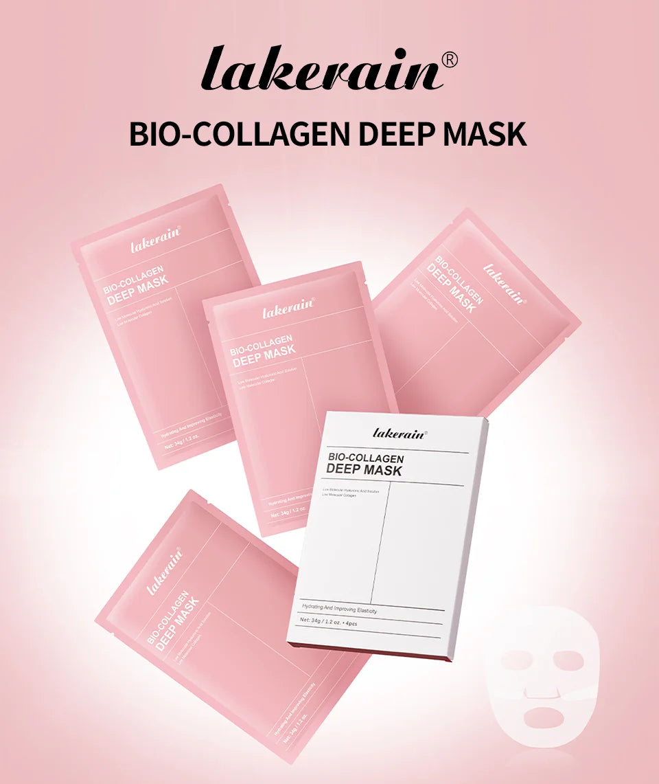 Bio-colagène véritable masque profond supplément collagène hydratant nuit masque hydrogel amélioration de l'élasticité minimisant les pores raffermissant