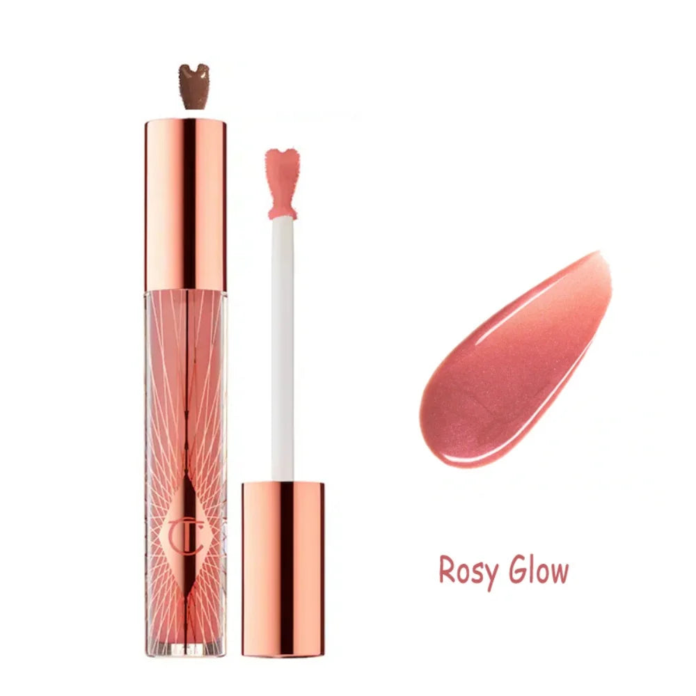 Charlotte Tilbury CT Masque réparateur hydratant pour les lèvres, baume éclaircissant et exfoliant pour les lèvres, rouge à lèvres solide effet gelée, gloss à lèvres