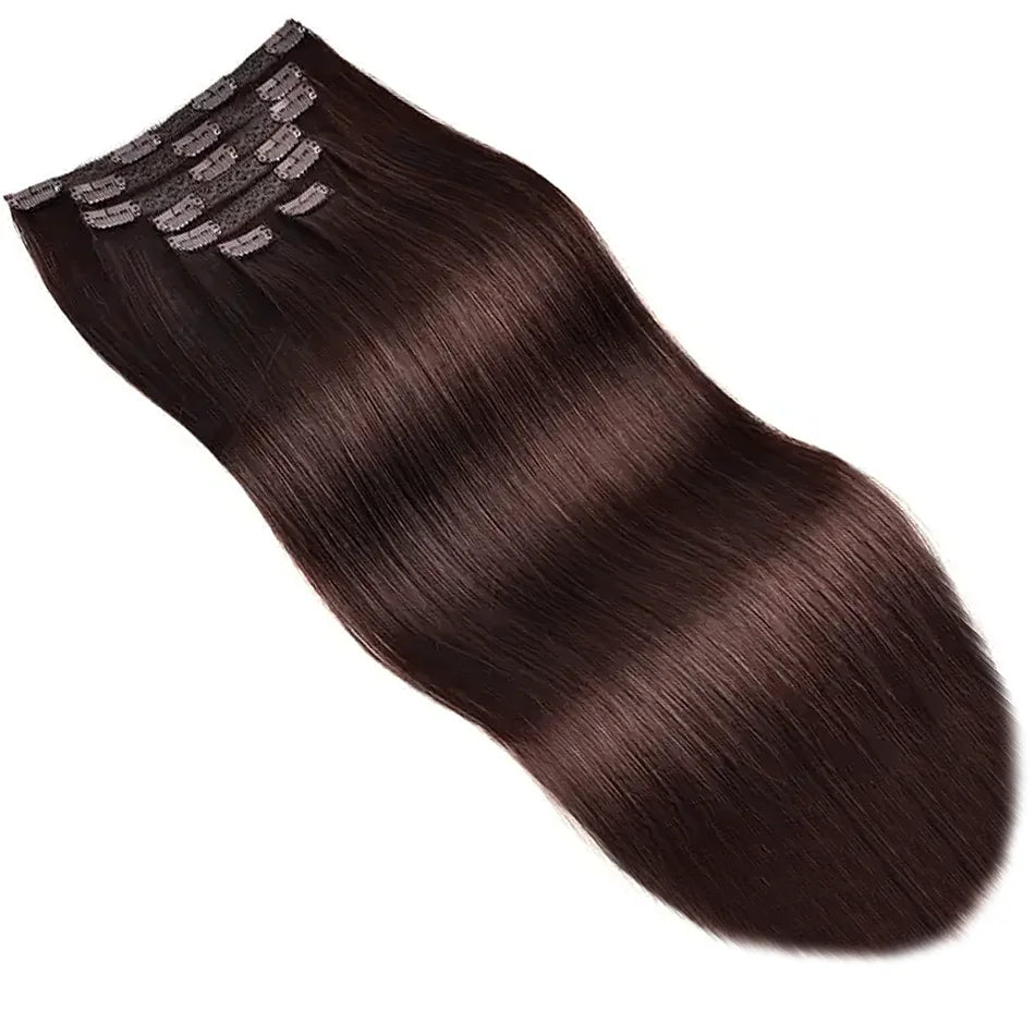 100% vrais cheveux humains blonds Clips dans les Extensions de cheveux paquets naturel noir en vrac blond 613 couleur Piano cheveux brésiliens 30 pouces