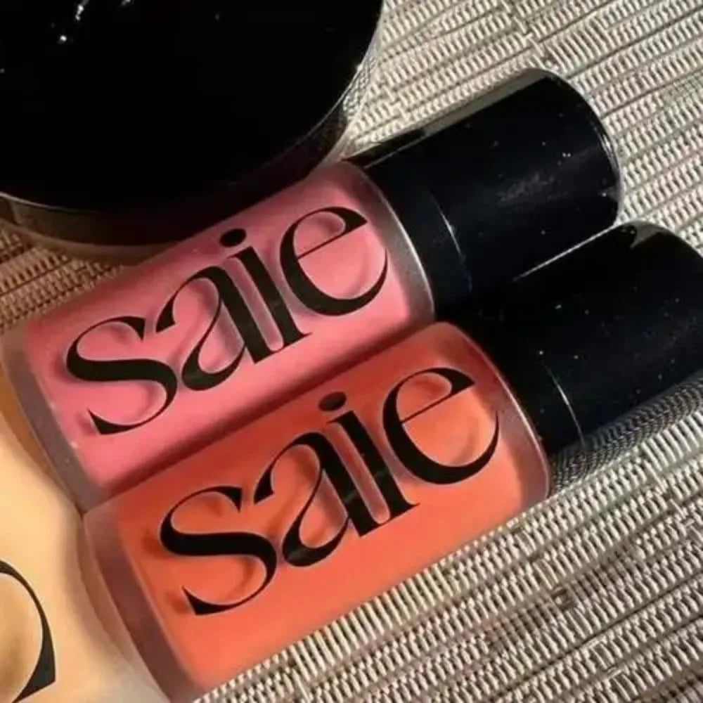 Saie Blush liquide, illuminateur, contouring, poudre scintillante, séchage rapide, non collant, maquillage naturel du visage, texture douce