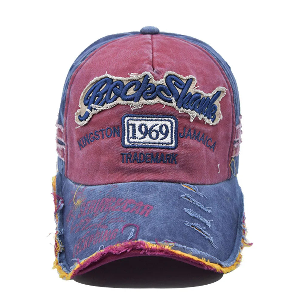 Coton lavé 1969 broderie casquettes de Baseball pour femmes hommes Sport visières Vintage casquette Snapback unisexe-adolescent Hip Hop chapeau os papa chapeau