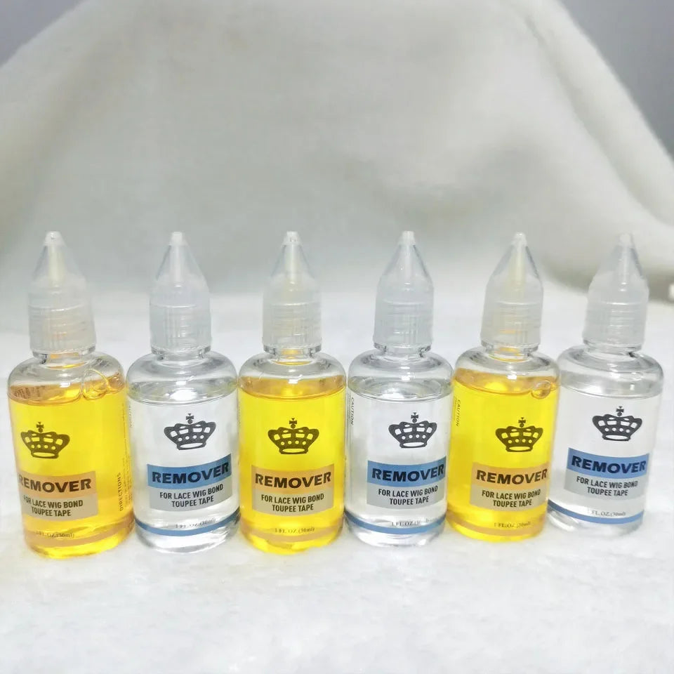 2/5/10PCS Dissolvant de colle pour perruques 30ml, Dissolvant de bandes adhésives pour extensions de cheveux |   Solvant pour résidus d'adhésif |   Dégraissant pour colle de perruque Lace Front