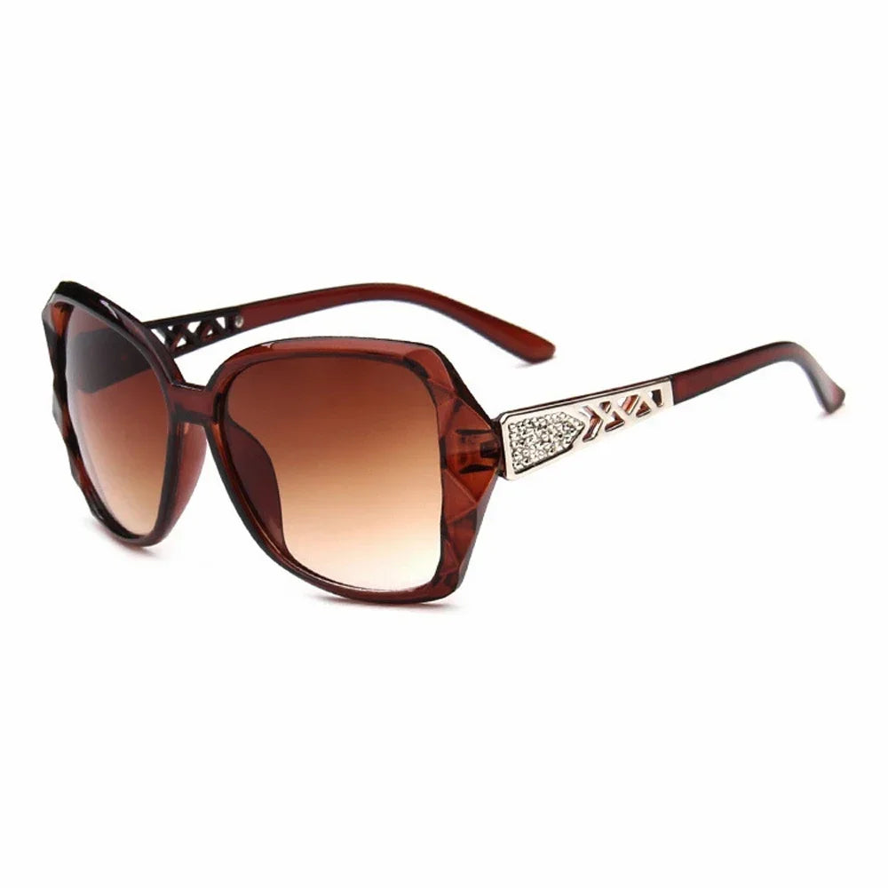 Mode grandes lunettes de soleil violettes femmes marque de luxe lunettes de soleil carrées femme miroir nuances dames