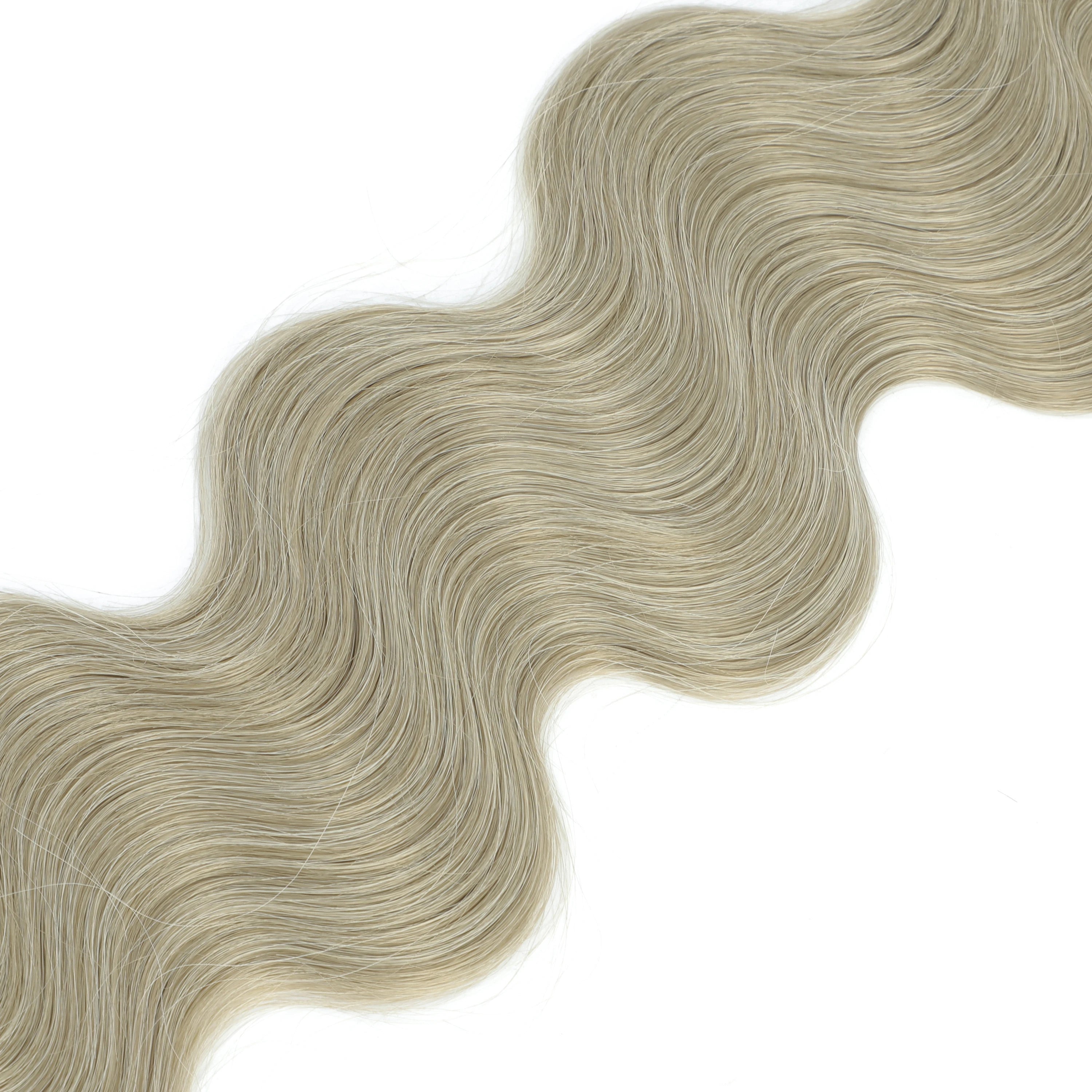 Mèches synthétiques Body Wave colorées 613, Extensions capillaires naturelles blondes Piano, queue de cheval épaisse ombrée, tissage de cheveux amples et profonds