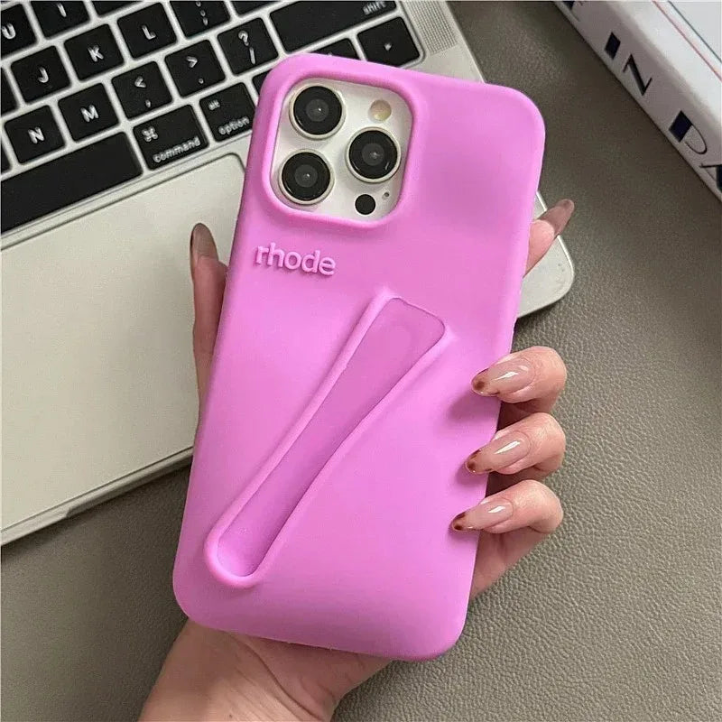 Coque Souple en Silicone de Marque pour iPhone 17 16 15 14 13 12 11 Pro Max Plus Air, Étui Portable pour Téléphone (sans Rouge à Lèvres ni Boîte)