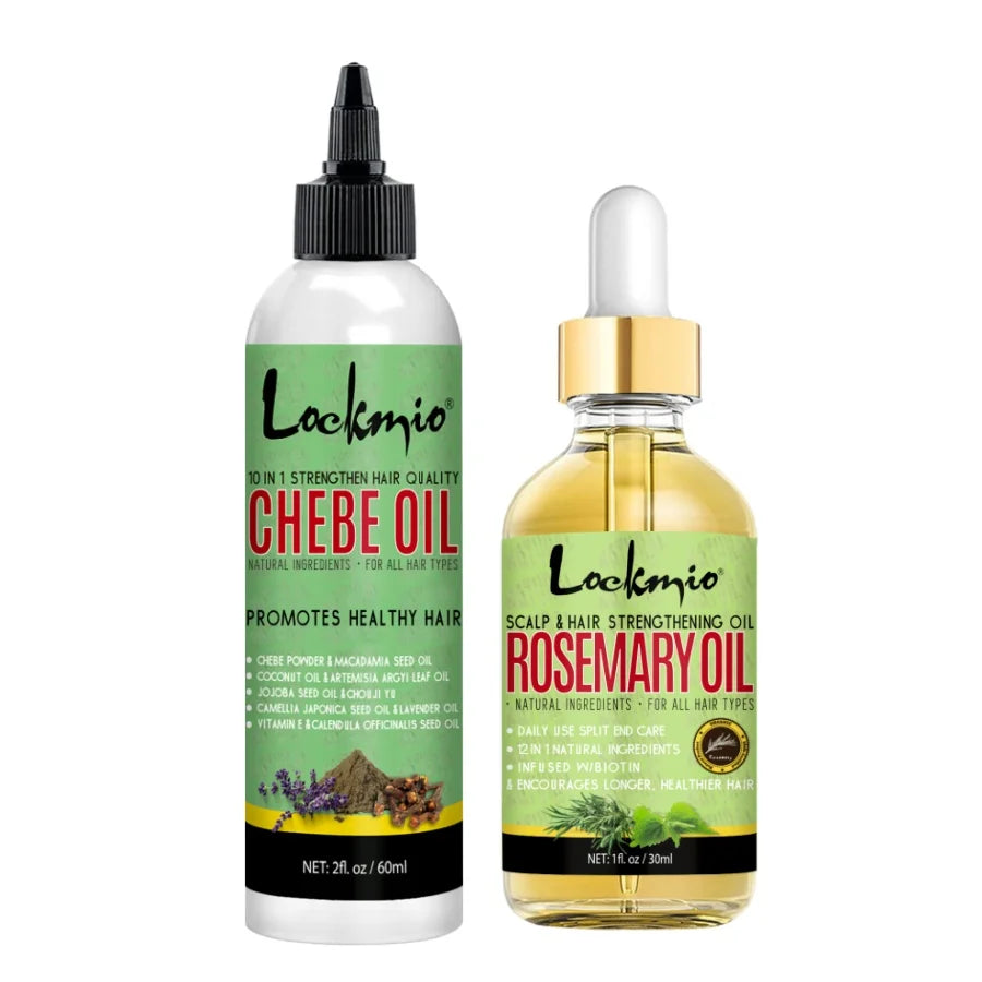 LOCKMIO Chebe huile capillaire pour cuir chevelu apaisant nourrissant racines produits de soins capillaires pour hommes et femmes Chebe revitalisant hydratant