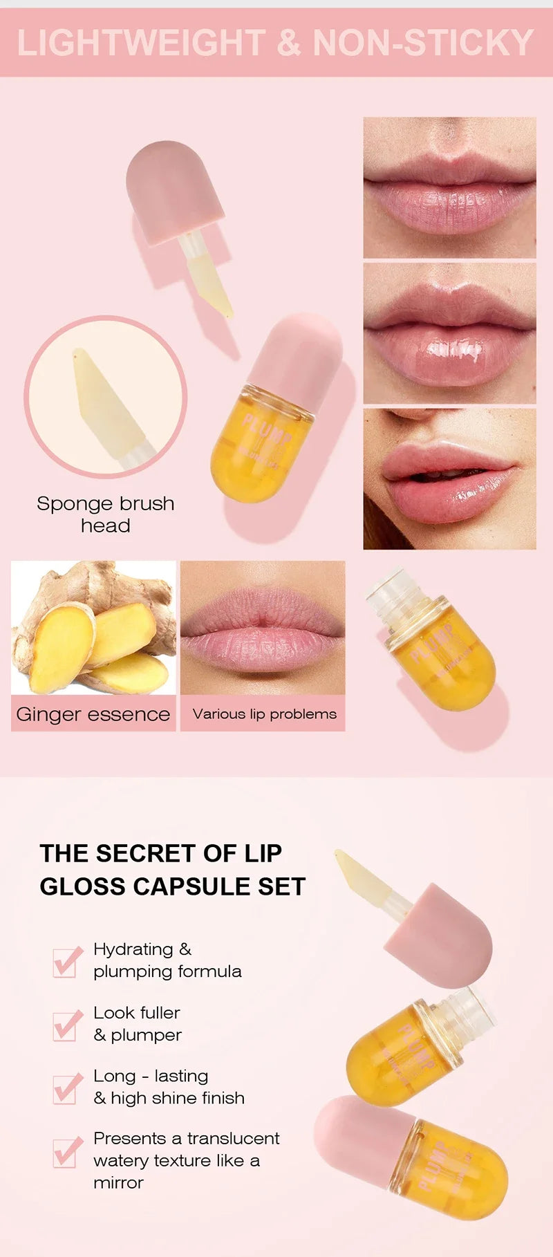 Huile repulpante longue durée pour les lèvres, rehausseur de Volume instantané, sérum au collagène, brillant à lèvres, cosmétique Sexy, augmente le Volume