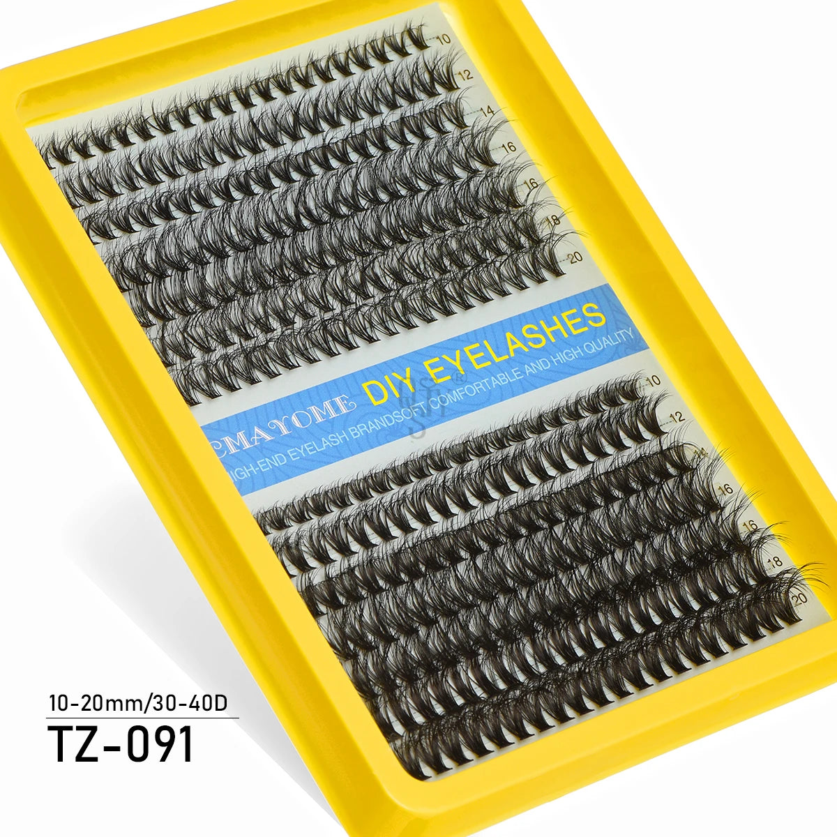 Extensions de cils individuelles, 600 pièces, épaisses et moelleuses, 30D/100D, longueur mixte, bricolage, pour une Application et un retrait faciles