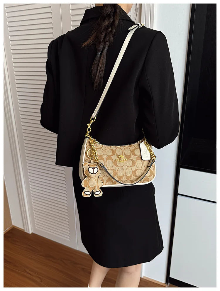 Sac à main de style haut de gamme pour femmes, nouveau modèle 2025, petit sac carré unique et à la mode, tendance, rétro, simple et élégant