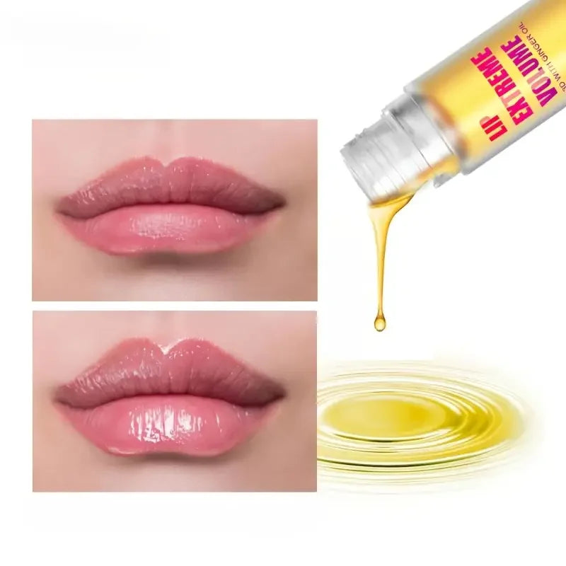 Huile repulpante pour les lèvres au gingembre et à la menthe, sérum volumisant pour les lèvres plus lisses, extracteur pour un Look jeune et Sexy, 1/2 pièces