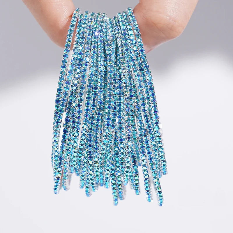 Bracelet élastique en strass et cristal pour femmes, 5 pièces, extensible, empilable, classique, bijoux quotidiens pour femmes