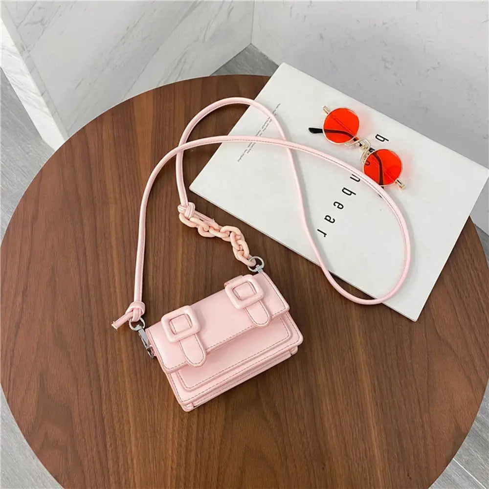 Mini petits sacs messager pour femmes fille chaîne sac à main en cuir PU sac à main dames fille sacs à bandoulière concepteur 2022 été jaune
