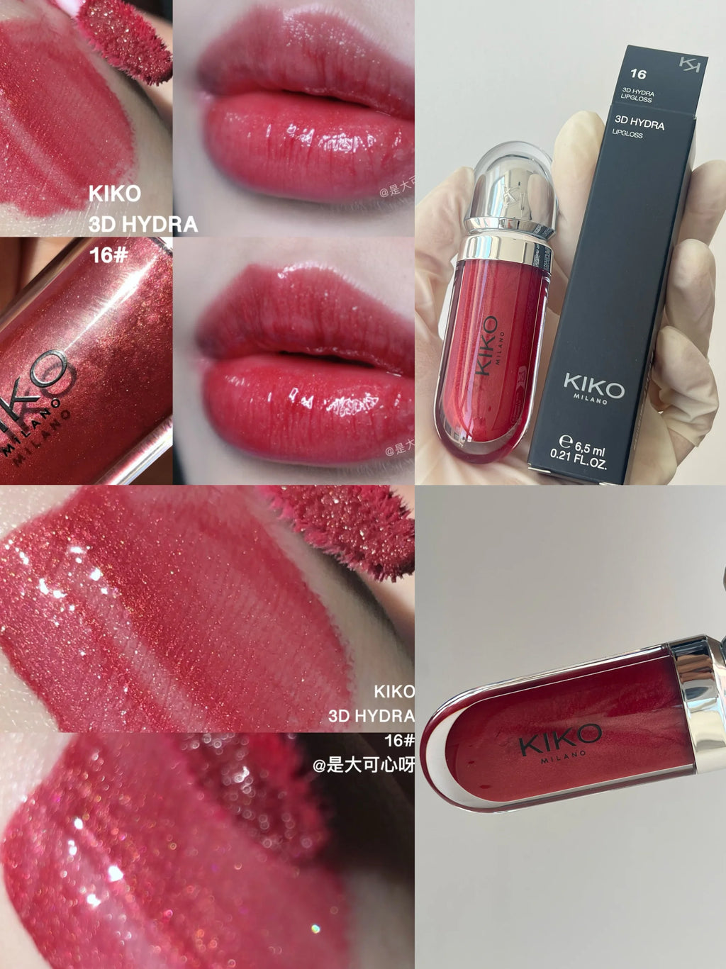 KIKO 3D Liquid Lip Glaze – Gloss à Lèvres Transparent Effet Miroir

Gloss à lèvres liquide transparent offrant un effet miroir ultra-brillant pour des lèvres visiblement plus pulpeuses et lumineuses.