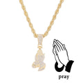 Collier pendentif croix Hip Hop pour hommes et femmes, bijoux scintillants exquis, mode chic et créative, Tennis, 4mm