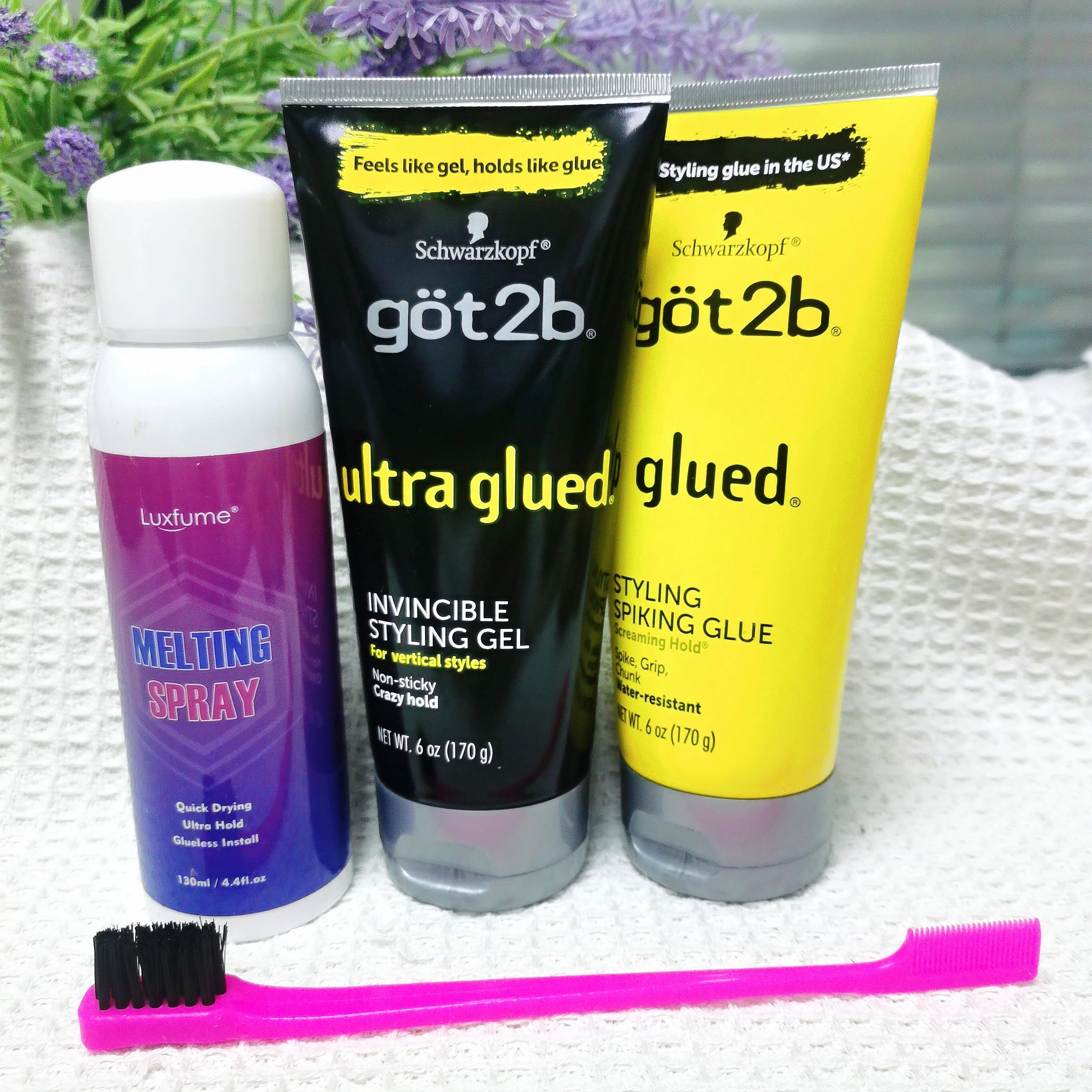 Got 2b colle 35g Gel pour cheveux, spray, gel pour perruques adhésifs 170g