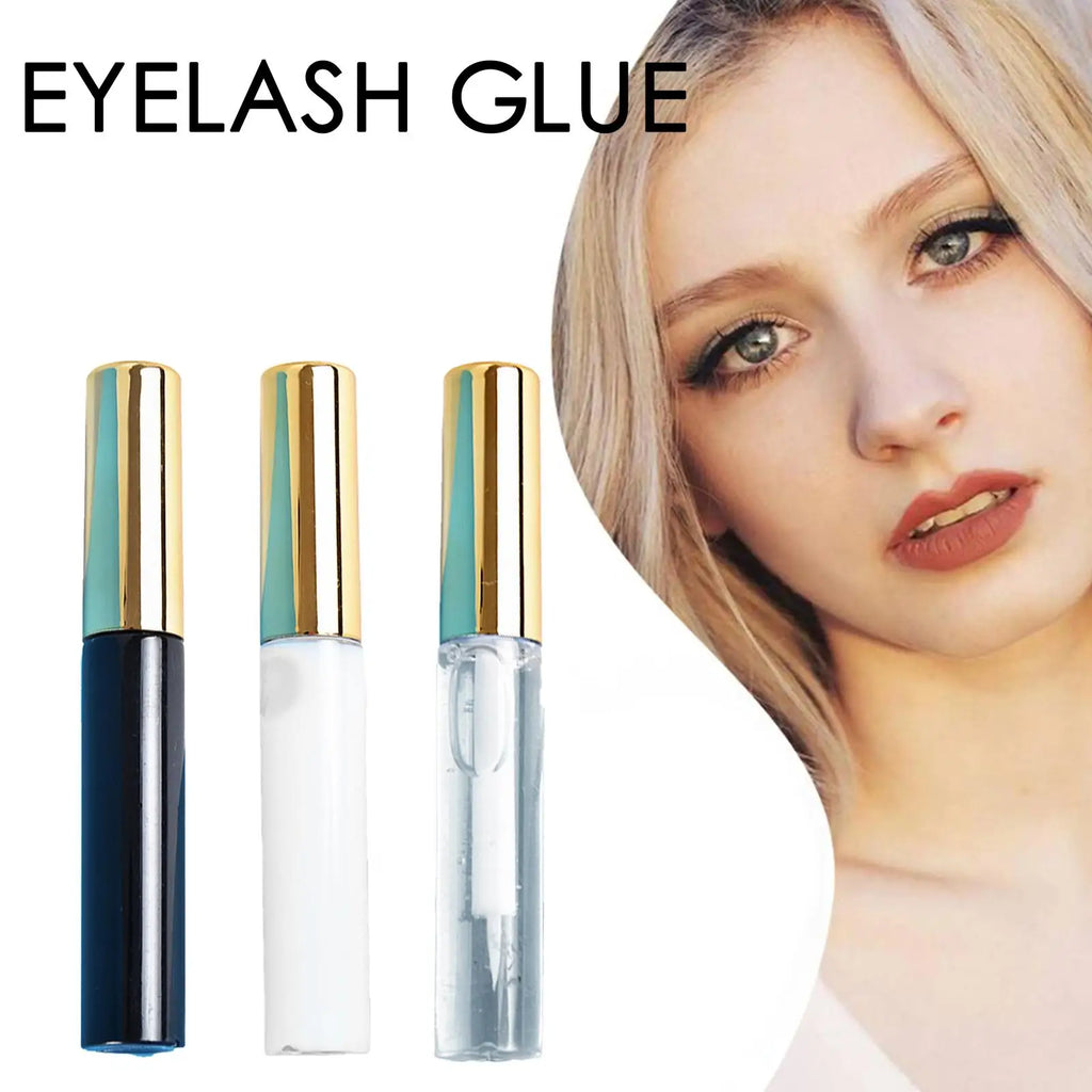 Colle transparente pour faux cils 5 ml, séchage rapide, waterproof et longue tenue, pour une fixation fiable et confortable des faux cils.