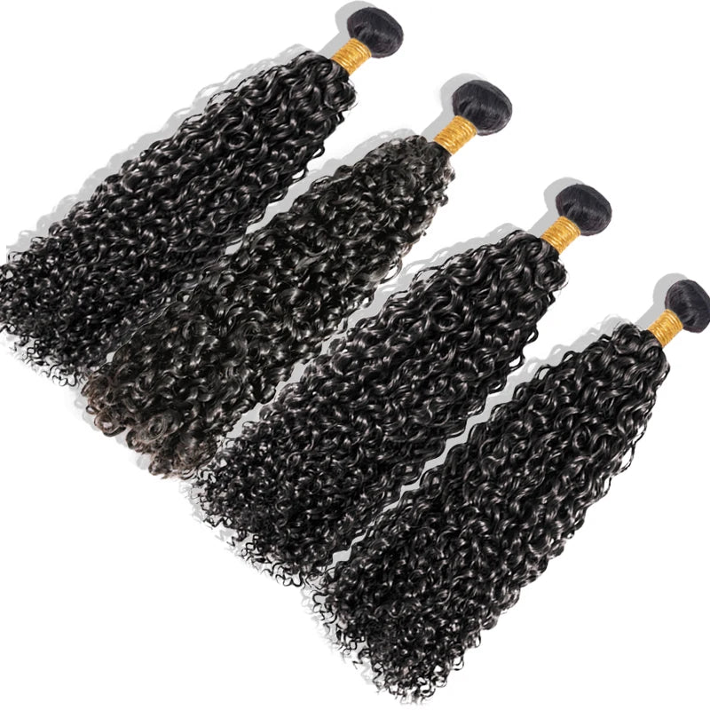 Cheveux indiens profonds lâches 100% vrais cheveux Remy en vrac non transformés sans trame bouclés Extensions de cheveux humains tissage cheveux pour les femmes tressage