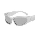 Lunettes de soleil carrées vintage pour femmes, lunettes de soleil de créateur de marque, nuances féminines, miroir rétro punk, petit cadre